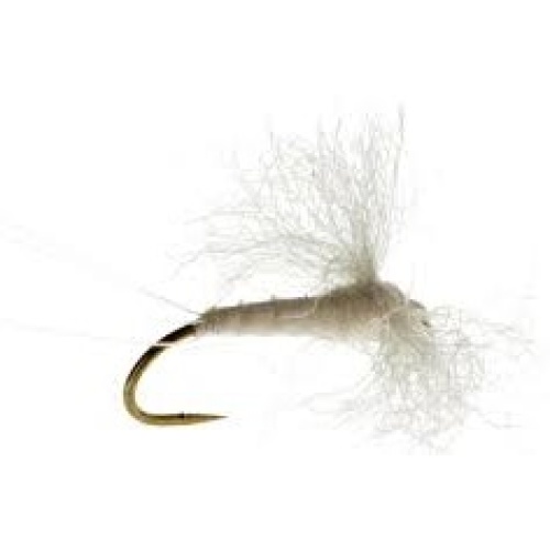 White Fly Spinner Dry Fishing fly pattern