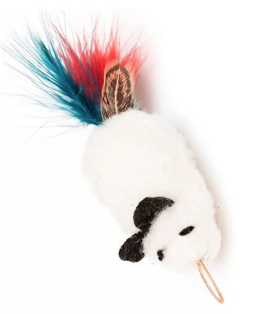 Da Wooly Feather Mouse cat Lure