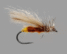 barbless CDC Caddis Emerger fly