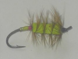 Bomber chartreuse brown fly