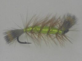 Bomber floss green fly