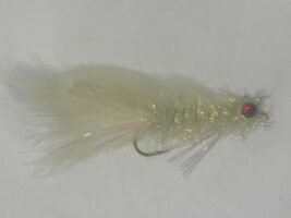 Alaskan white angel fishing fly