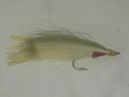 Lefty's big fish deceiver gray & white fly
