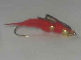 Double bead stone red