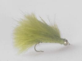 Beadhead Marabou Streamer Olive fly
