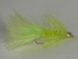 Beadhead Woolly Bugger Fluorescent Green Fly