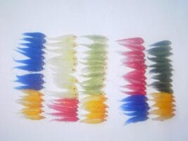 75 assorted mini baitfish flies