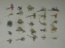 25 Assorted dry flies