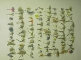 100 Assorted dry flies for sale