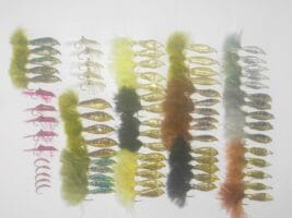 75 Assorted Epoxy minnows flies