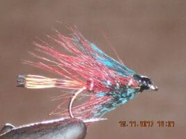 Claret bumble wet fly