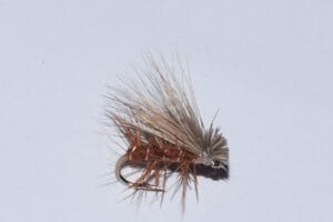 Elk hair caddis brown