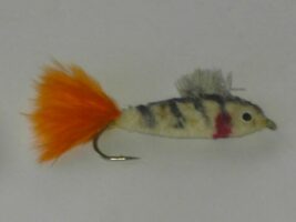 Muddler natural bass fly