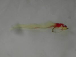 Red white sculpin fly