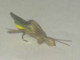Foam hopper x leg fly