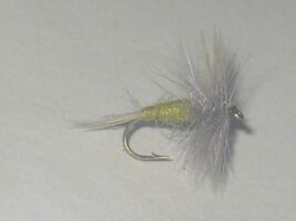 Blue winged olive dry fly