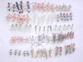 75 Assorted Foam fly fishing flies