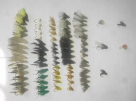 100 assorted muddlers fishing flies