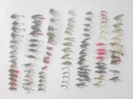 100 Assorted wet fly fishing flies