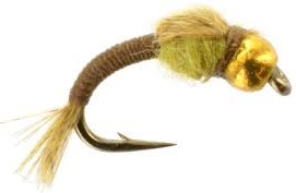 Beadhead WD 40 Olive Fly | Trout Nymph Fishing Fly Pattern