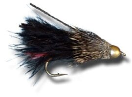 Conehead marabou muddler black