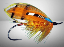 Orange Parson Classic Salmon Fly | Premium Quality Hand-Tied Fishing Fly