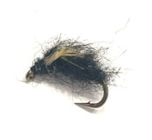 Pulsating Caddis Black Fly | Caddis Pupa Trout Fishing Pattern