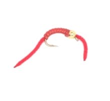 Red Beadhead San Juan Worm