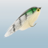 Silver Perch Pike Streamer fly