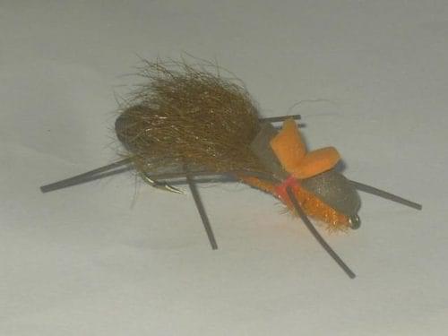 Orange Foam bullet head fly